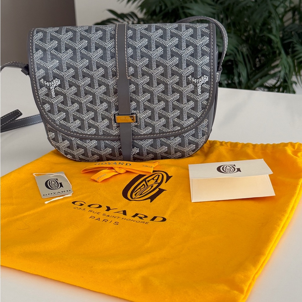 Goyard Belvedere PM Gray Crossbody